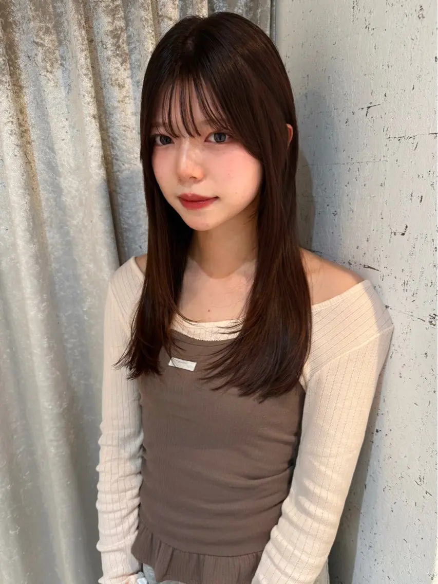 ロング カラー 似合わせカット カット ヘアカラー トリートメント mai / linoah˚✧のヘアスタイル