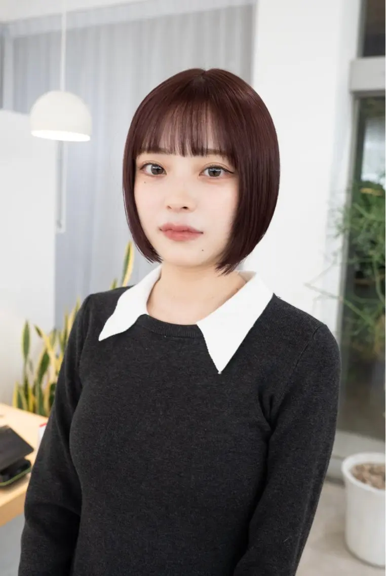 ショート ボブ 瀬長なおみ U too e'sのヘアスタイル
