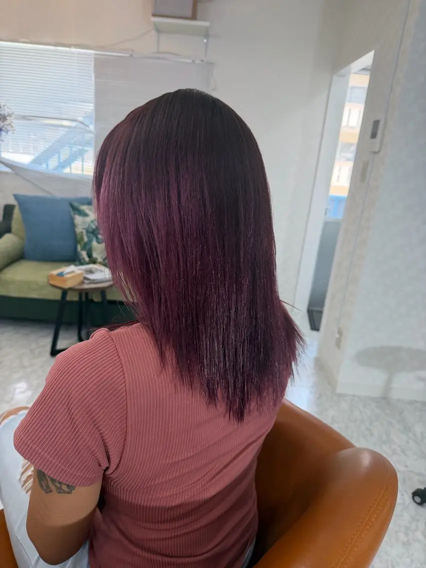 ミディアム ヘアカラー トリートメント MAEDA YUKIのヘアスタイル