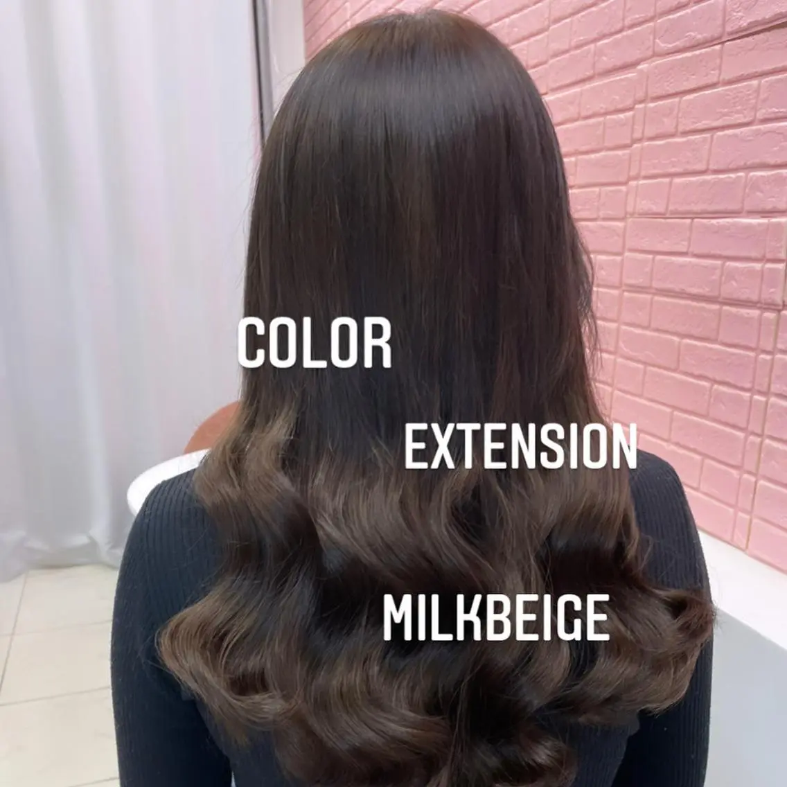 ロング カラー ヘアカラー エクステ エクステ🩵ブリーチ 韓国ヘア🩵KAEのヘアスタイル