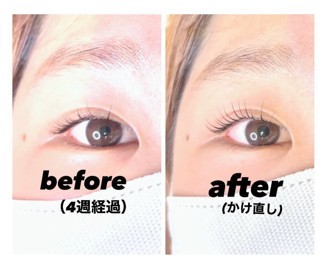 マツエク・マツパ 一重×まつ毛パーマ マツパ FUYU💖LED マツエク&まつパのマツエク・マツパデザイン