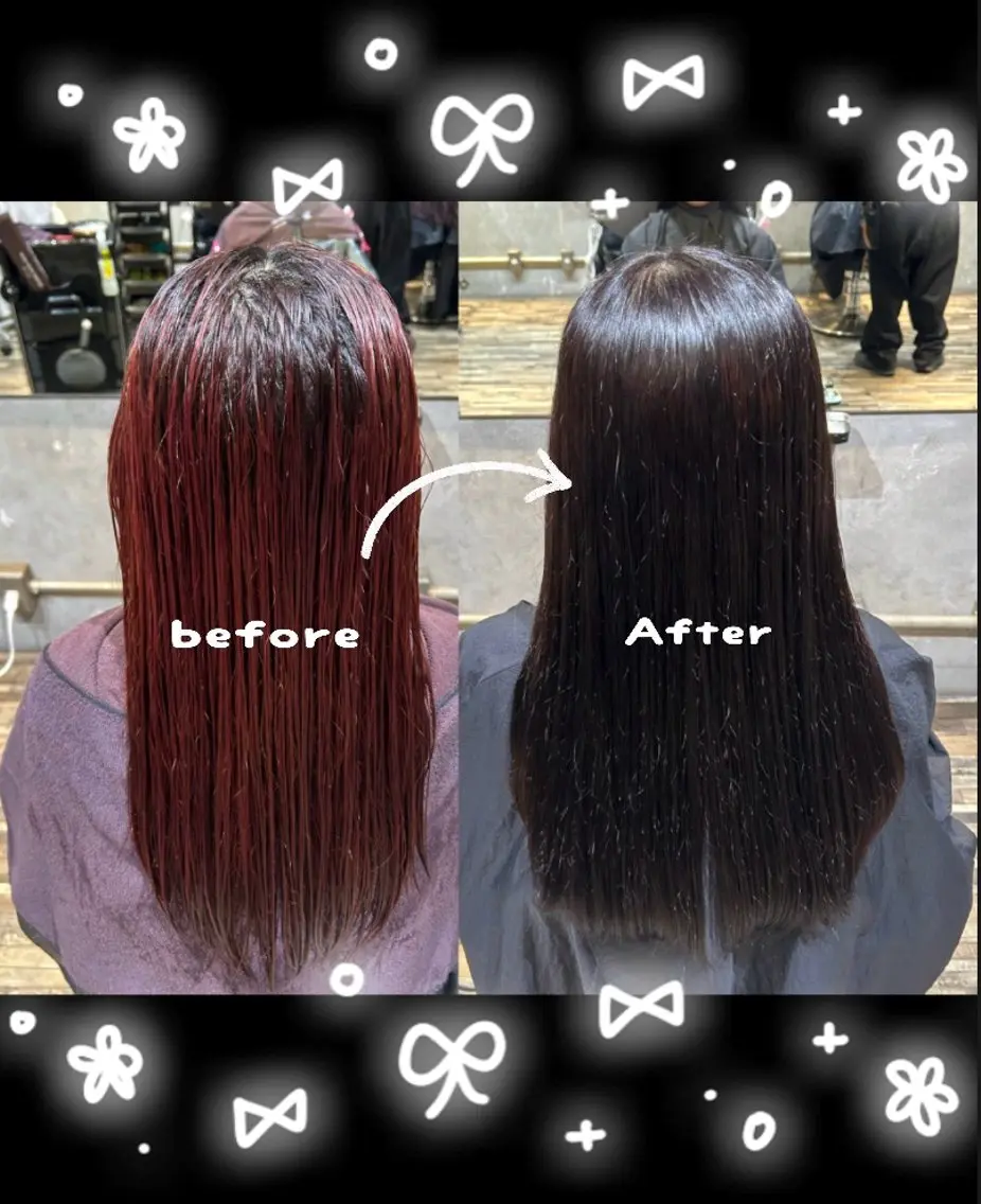 カラー ヘアカラー トリートメント 井上 円花のヘアスタイル