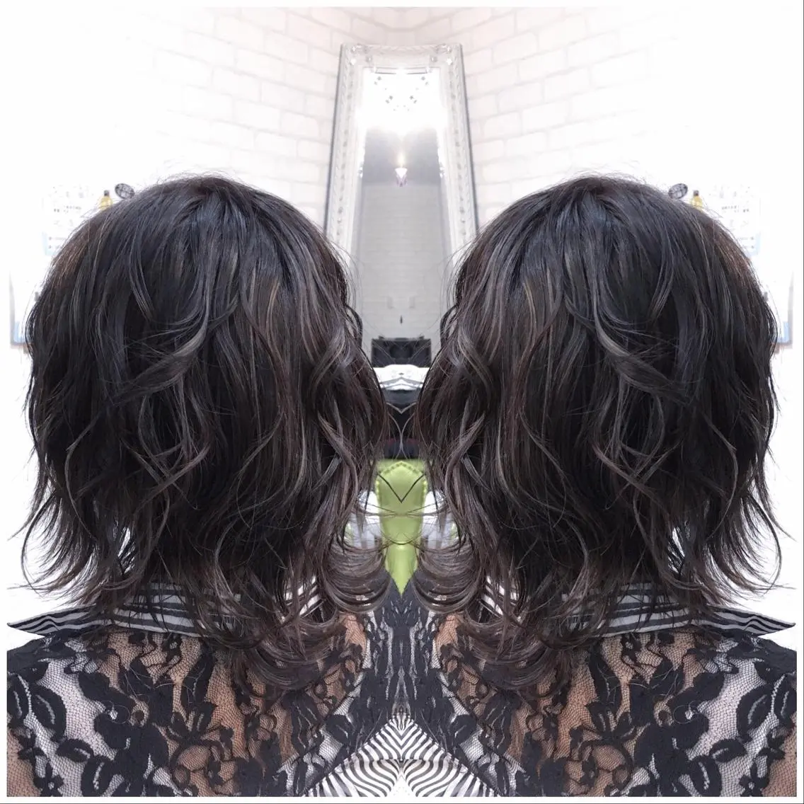 ミディアム カラー ヘアアレンジ Kimura Shinyaのヘアスタイル