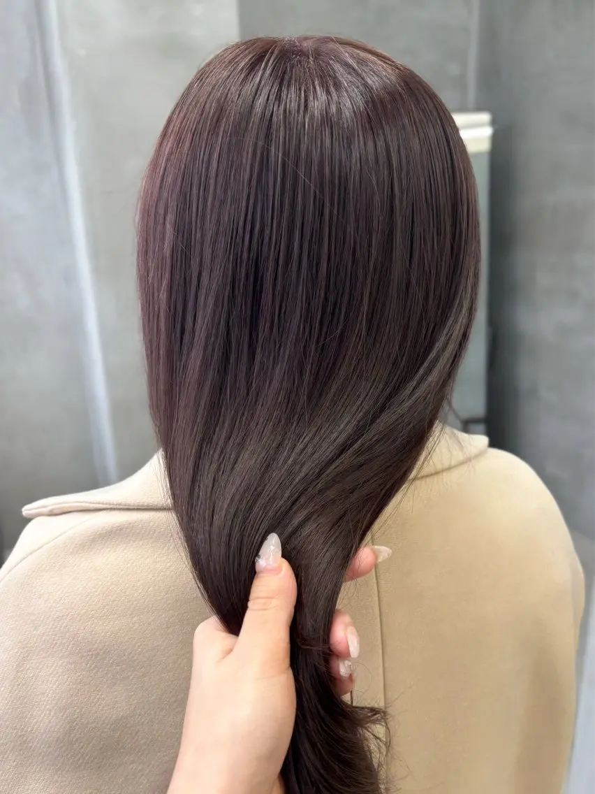 ミディアム カラー ブラウンカラー 村田 春歌のヘアスタイル