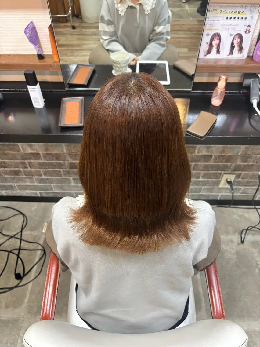 ロング カラー パーマ ヘアアレンジ 髪質改善 カット 縮毛矯正 イツキ🌕デザインカ ラー🥨髪質改善🫧のヘアスタイル