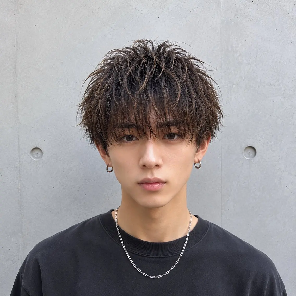 メンズ メンズカラー／心斎橋 吉本大地のヘアスタイル