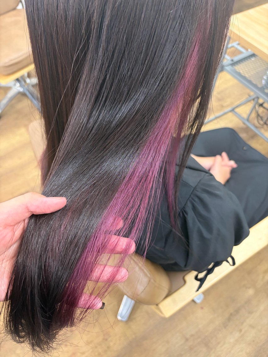 セミロング カラー momoka YUC CA縮毛モデル募集中のヘアスタイル