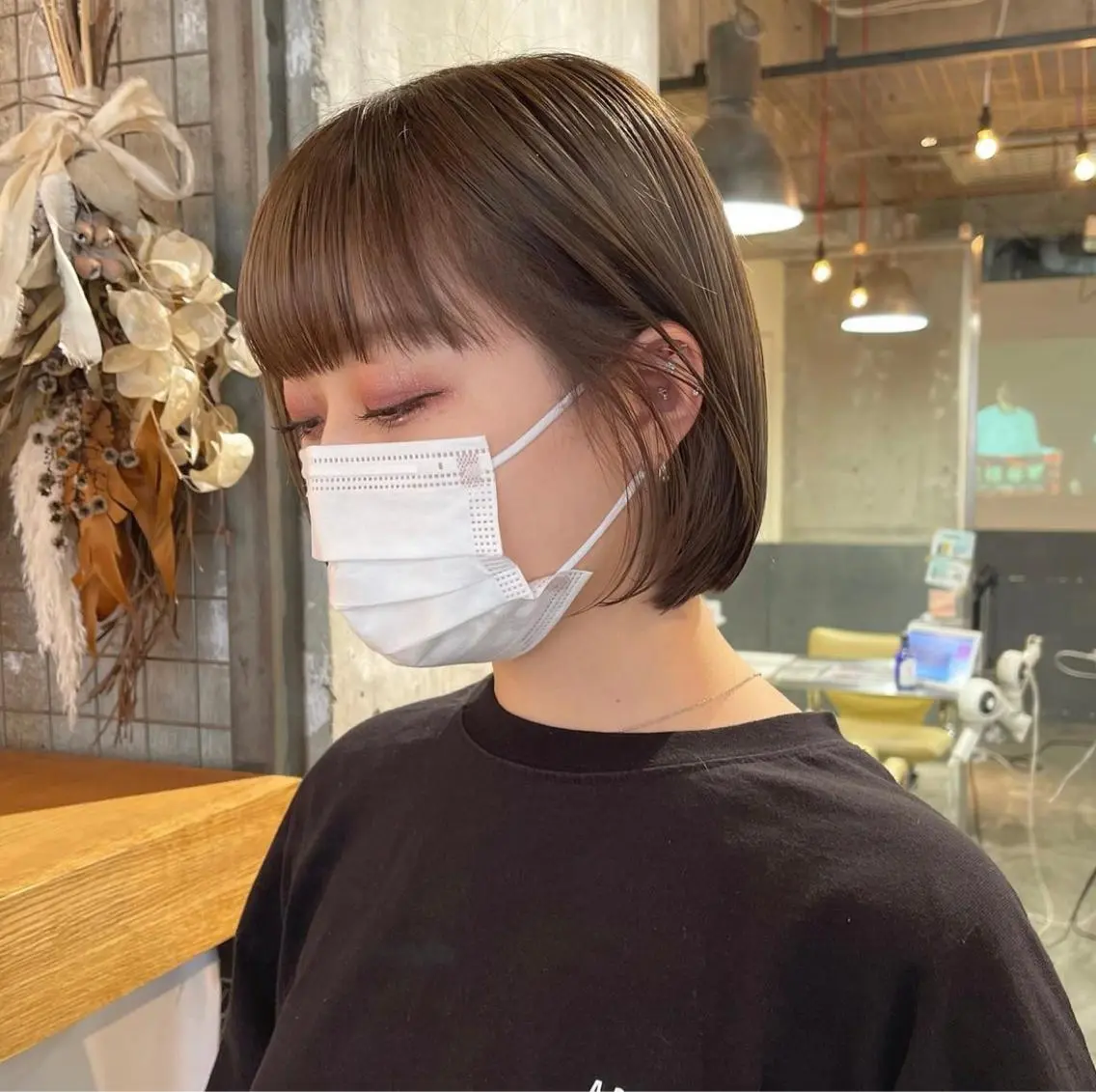 ミディアム ボブ kiyono ⭐︎ダブルカラーのヘアスタイル