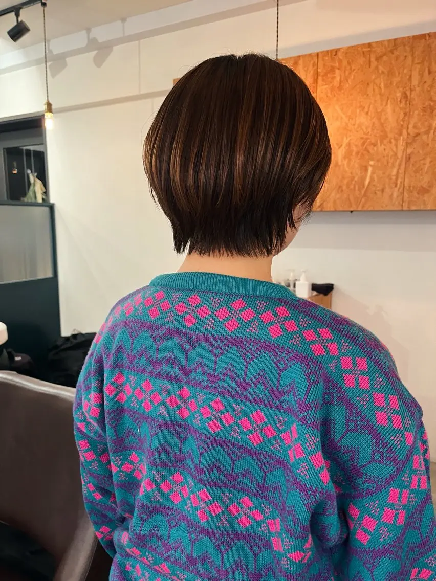 ショート 暖色/パーマ 🌼クニトウメイのヘアスタイル