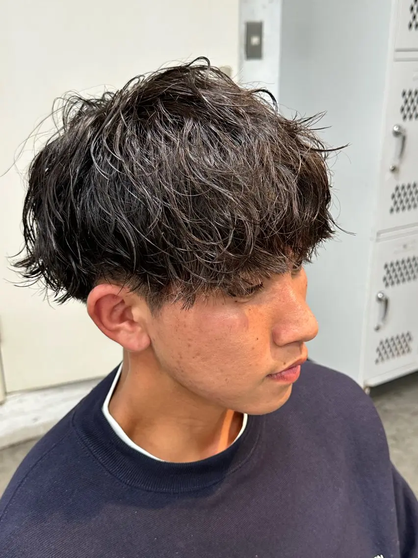 パーマ メンズ カット パーマ fifth/メンズ ボブ特化/カズのヘアスタイル