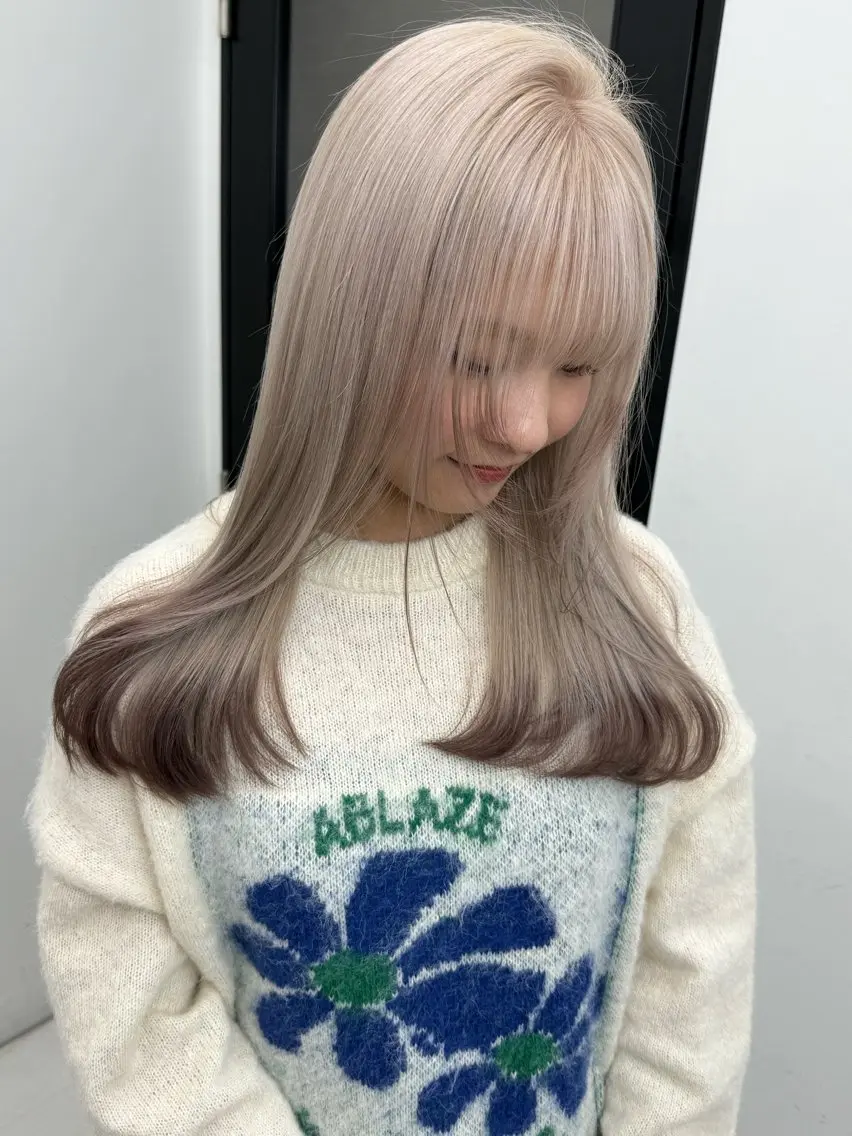 カラー ダブルカラー BLEACHi /noeのヘアスタイル