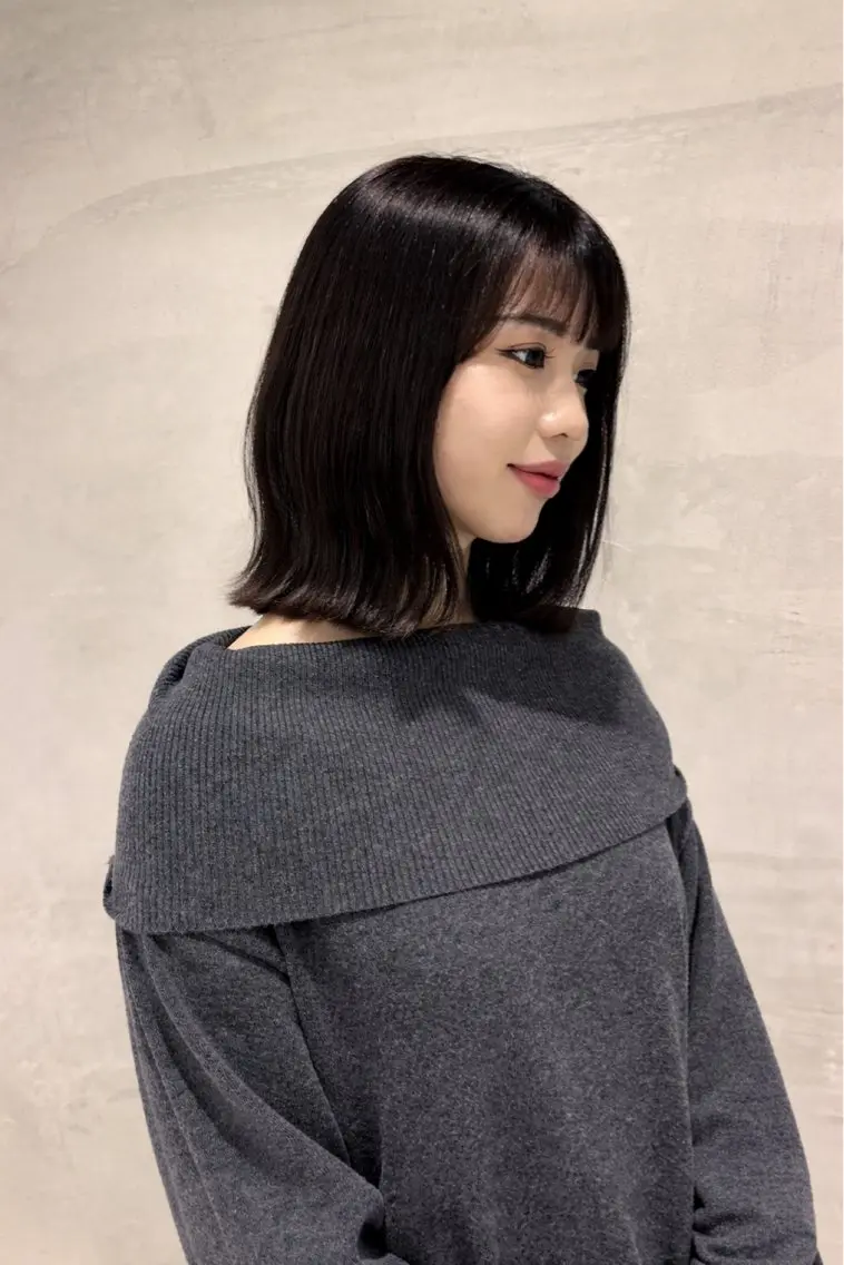 ショート 韓国風レイヤーカット たけくに まおのヘアスタイル