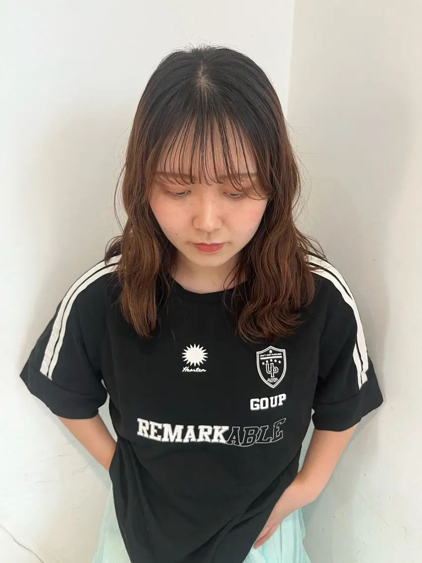 セミロング 千田 琴音のヘアスタイル