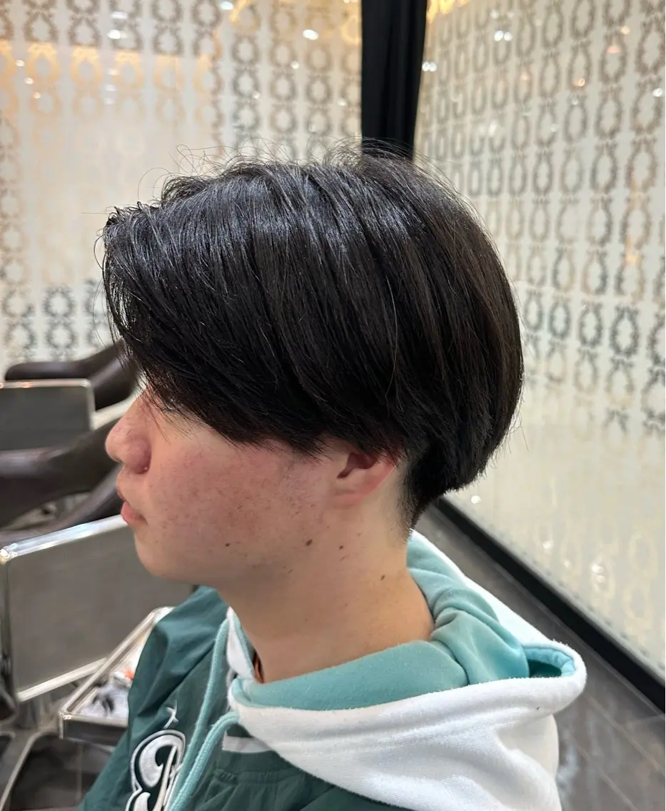 メンズ ナチュラルヘア 神田一瑳のヘアスタイル