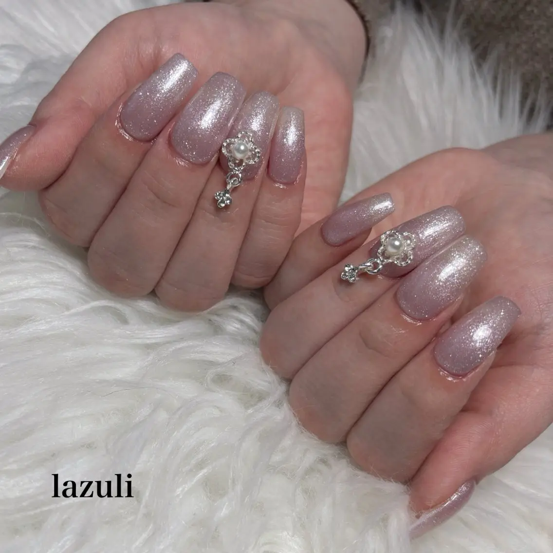 ネイル フラッシュネイル ハンドネイル Lazuli 💎のネイルデザイン