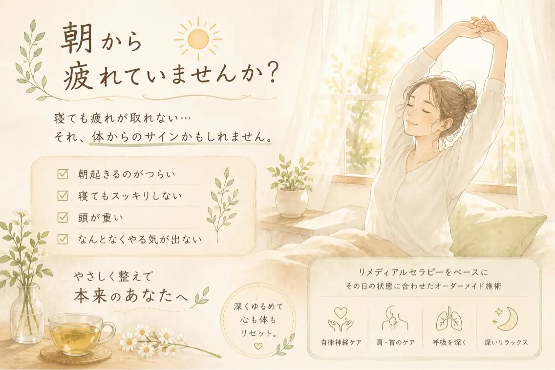 エステ リラク 姿勢・体質・自律神経 ケアサロンCOTOのエステ・リラクイメージ