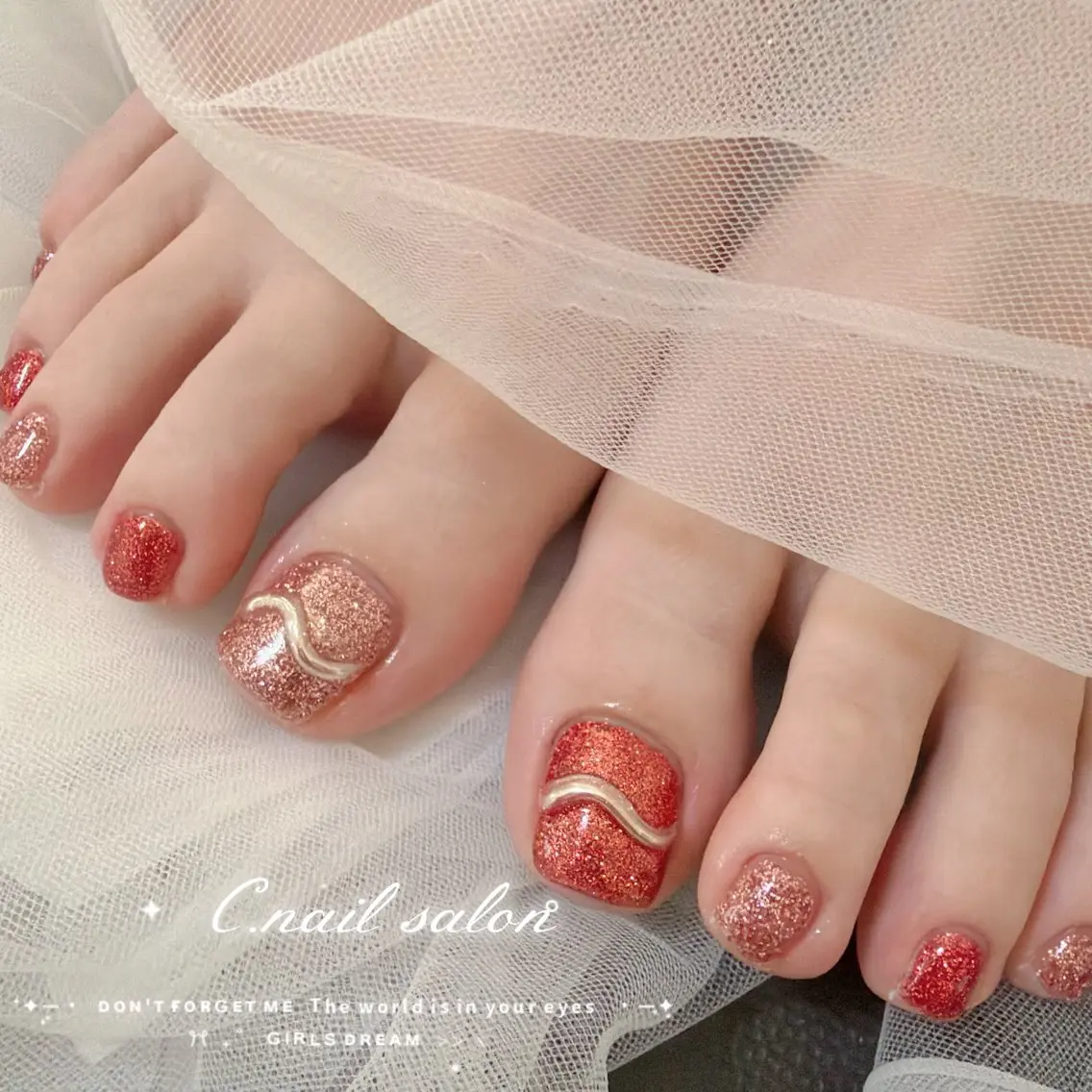ネイル フットネイル C.Nail&EYE RINAのネイルデザイン