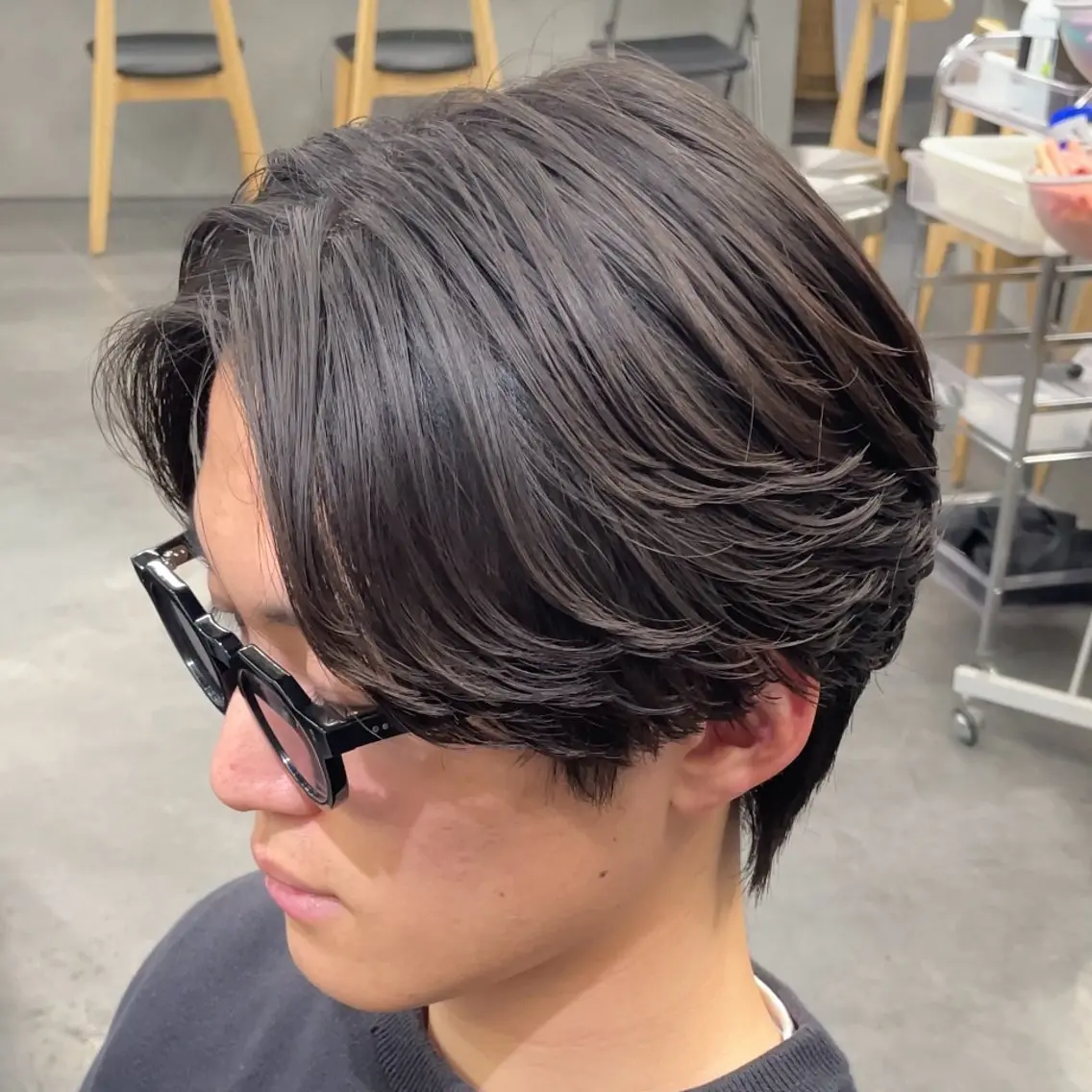 骨格矯正カット＋ニュアンスパーマ💇 （ケアトリートメント付き）の写真
