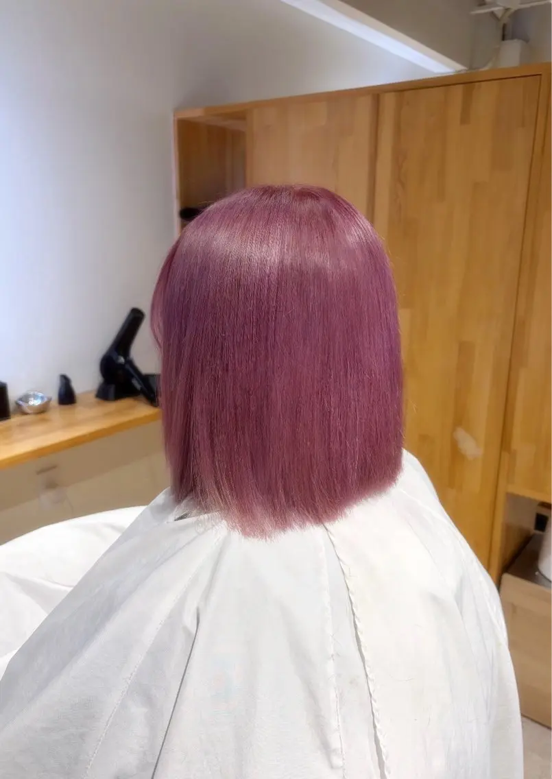 ショート カラー カット ヘアカラー トリートメント こまつ まりやのヘアスタイル