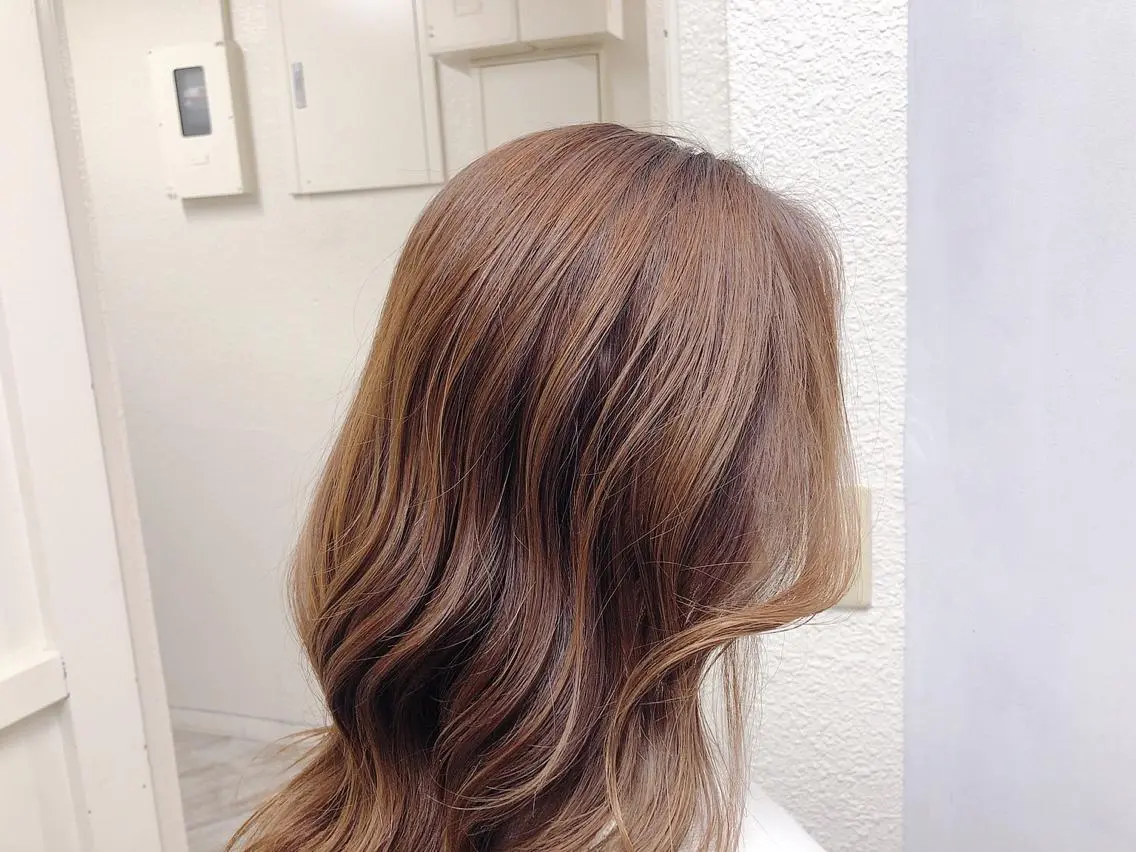 セミロング カラー ヘアアレンジ 韓国風ヘア ケイゴ【店長】 メンズパーマ特化のヘアスタイル