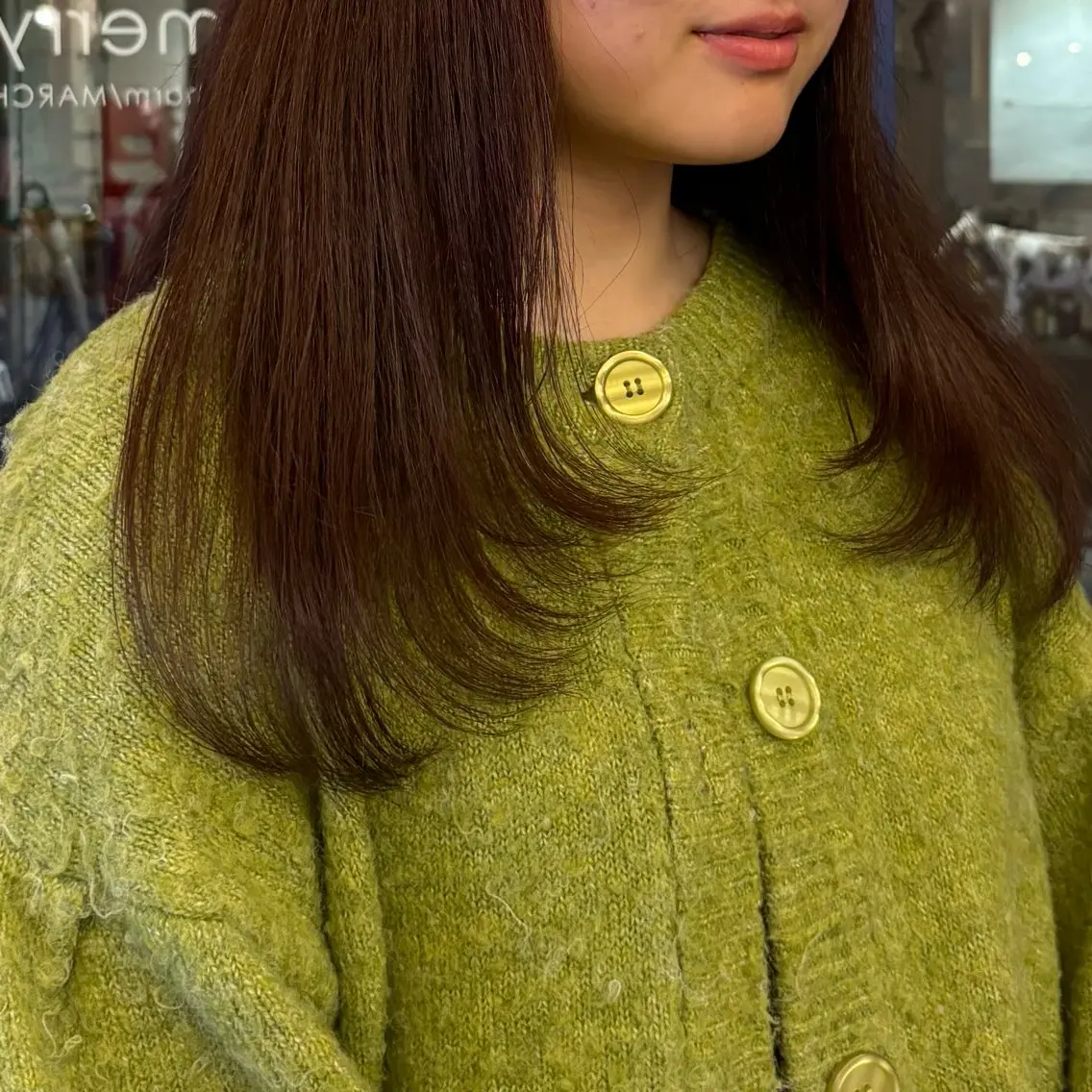 ロング レイヤーカット mai/ merry 寺田町のヘアスタイル