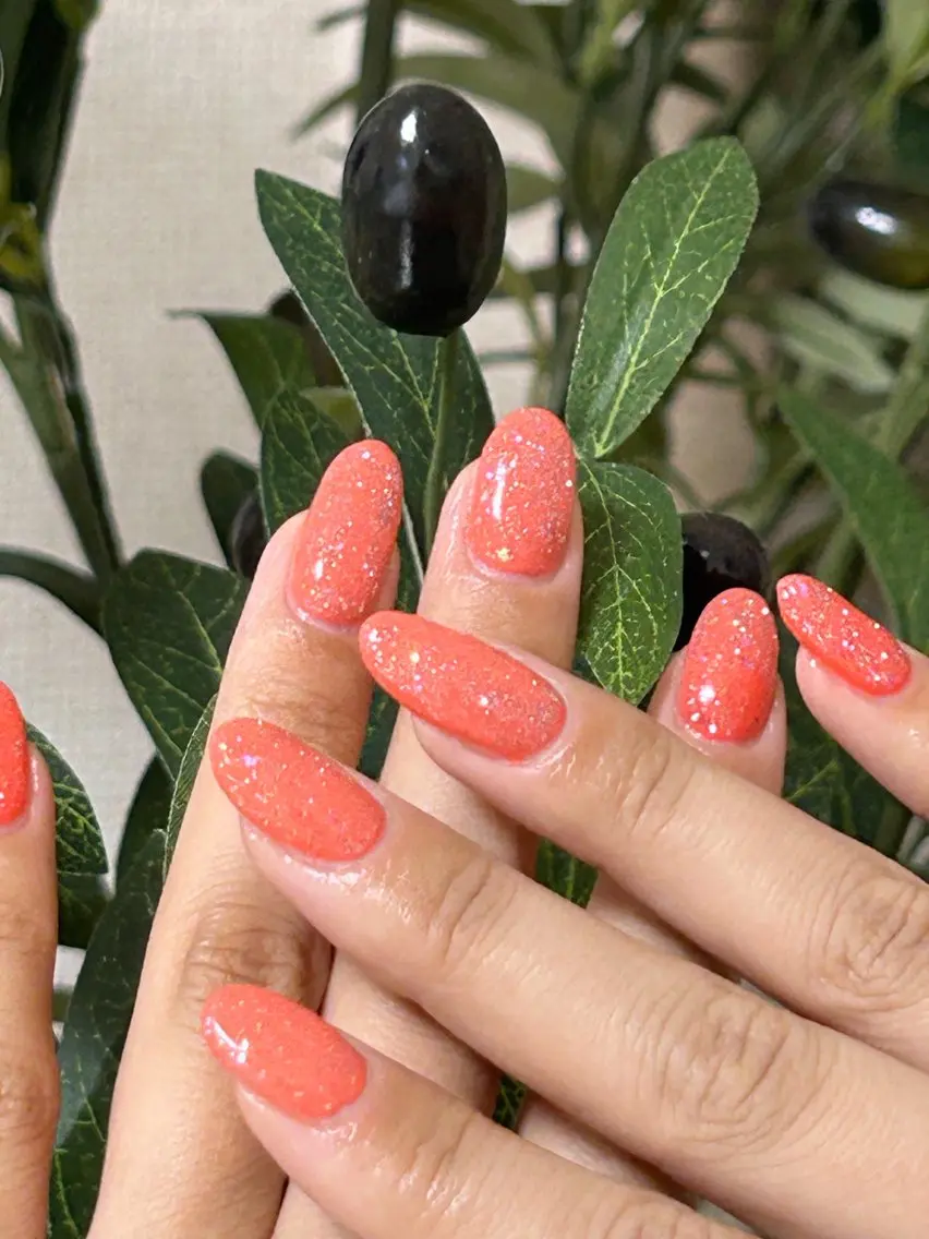 ネイル キラキラネイル ラメ(グリッター) ワンカラーネイル Bell Nailのネイルデザイン
