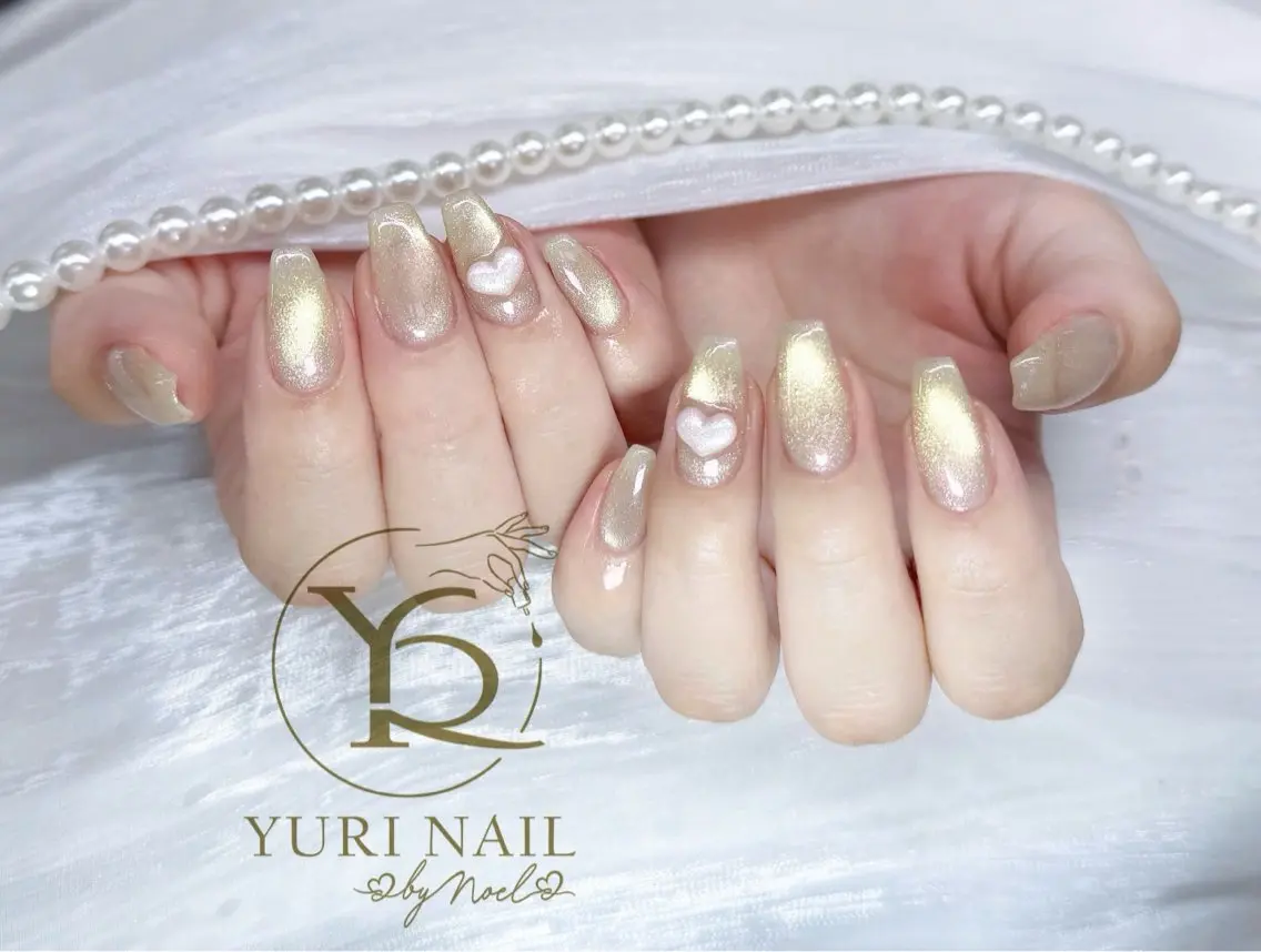 ネイル チークネイル フットネイル フレンチネイル グラデーション キラキラネイル ハンドネイル フットネイル ハンドケア YURI Nail Funabashiのネイルデザイン