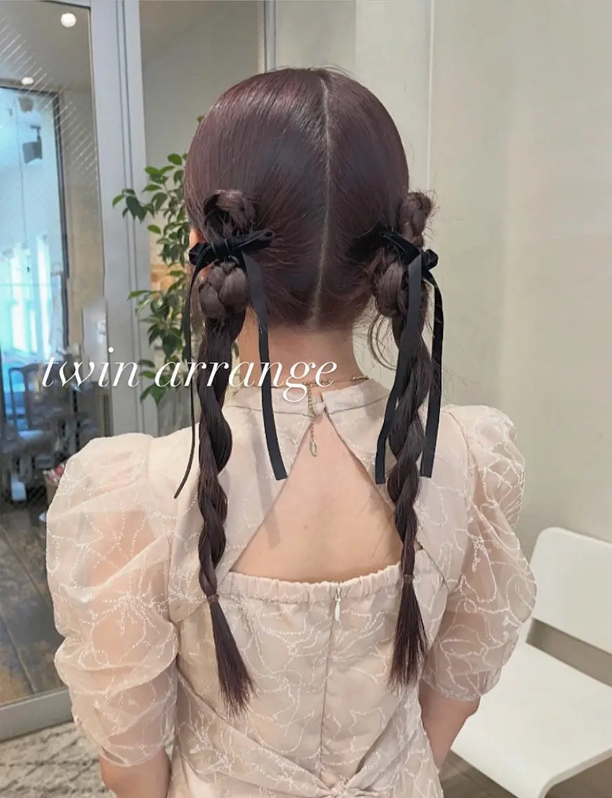 ヘアアレンジ ヘアセット nakahara madokaのヘアスタイル
