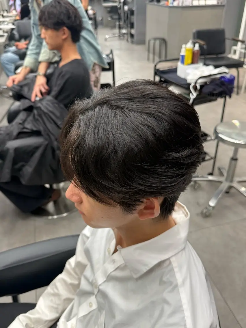 ショート パーマ メンズ 原宿🐊メンズパーマ カラーはるまのヘアスタイル