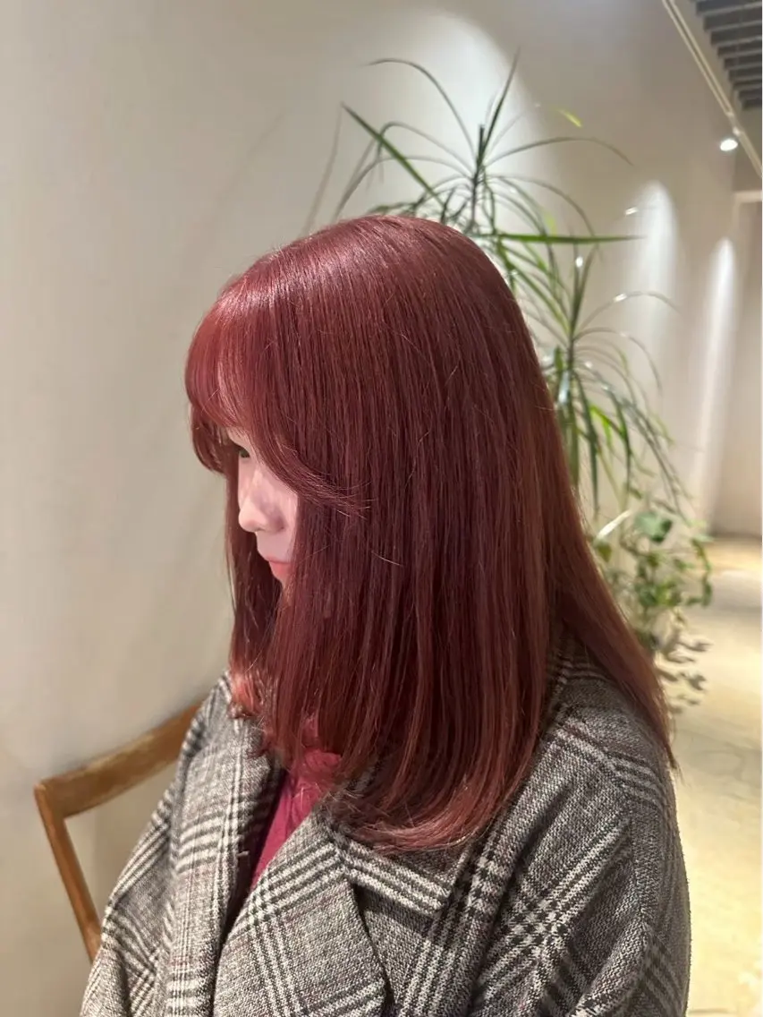 カラー ヘアカラー maki／博多／透明 感カラーのヘアスタイル
