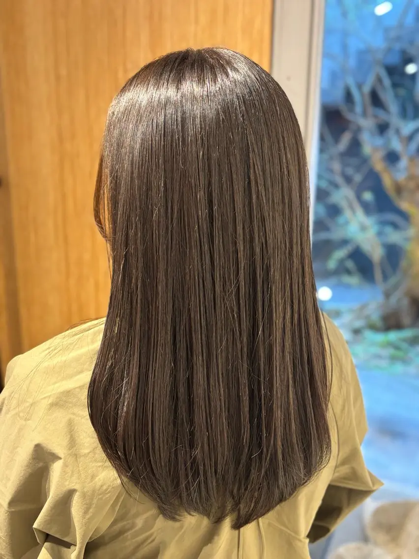 ロング カラー kingdom青山店 小宮愛理のヘアスタイル