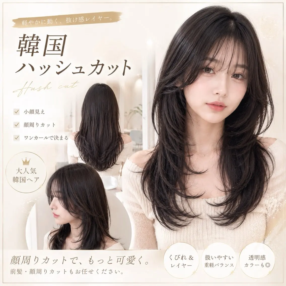 ロング カット 縮毛矯正 トリートメント 仙台Ｉ韓国レイヤー Ｉ髪質改善Ｉ伊藤拓海のヘアスタイル