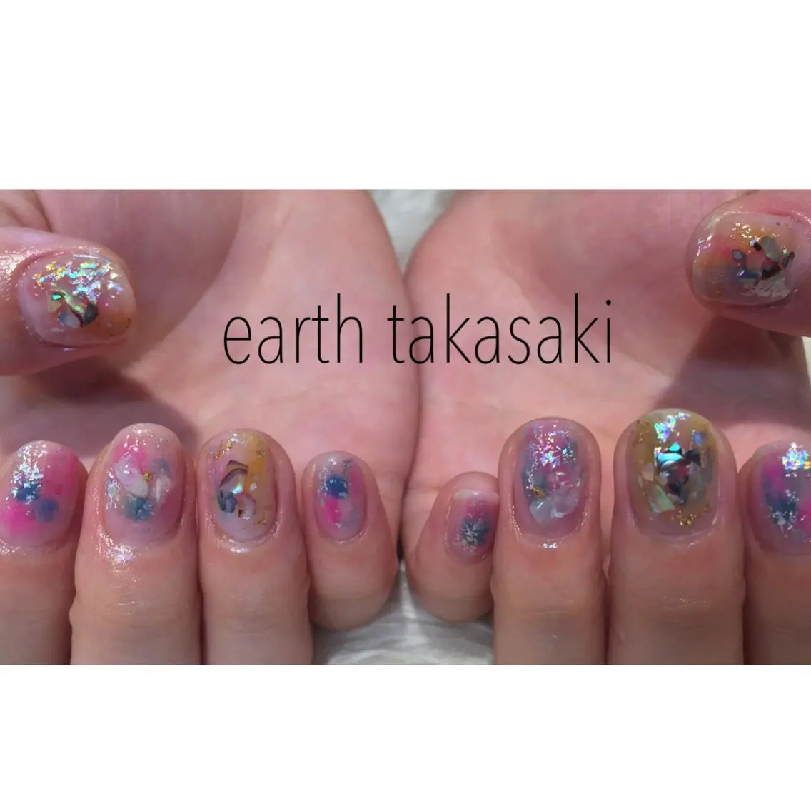 ネイル 黄色 EARTH nanaのネイルデザイン