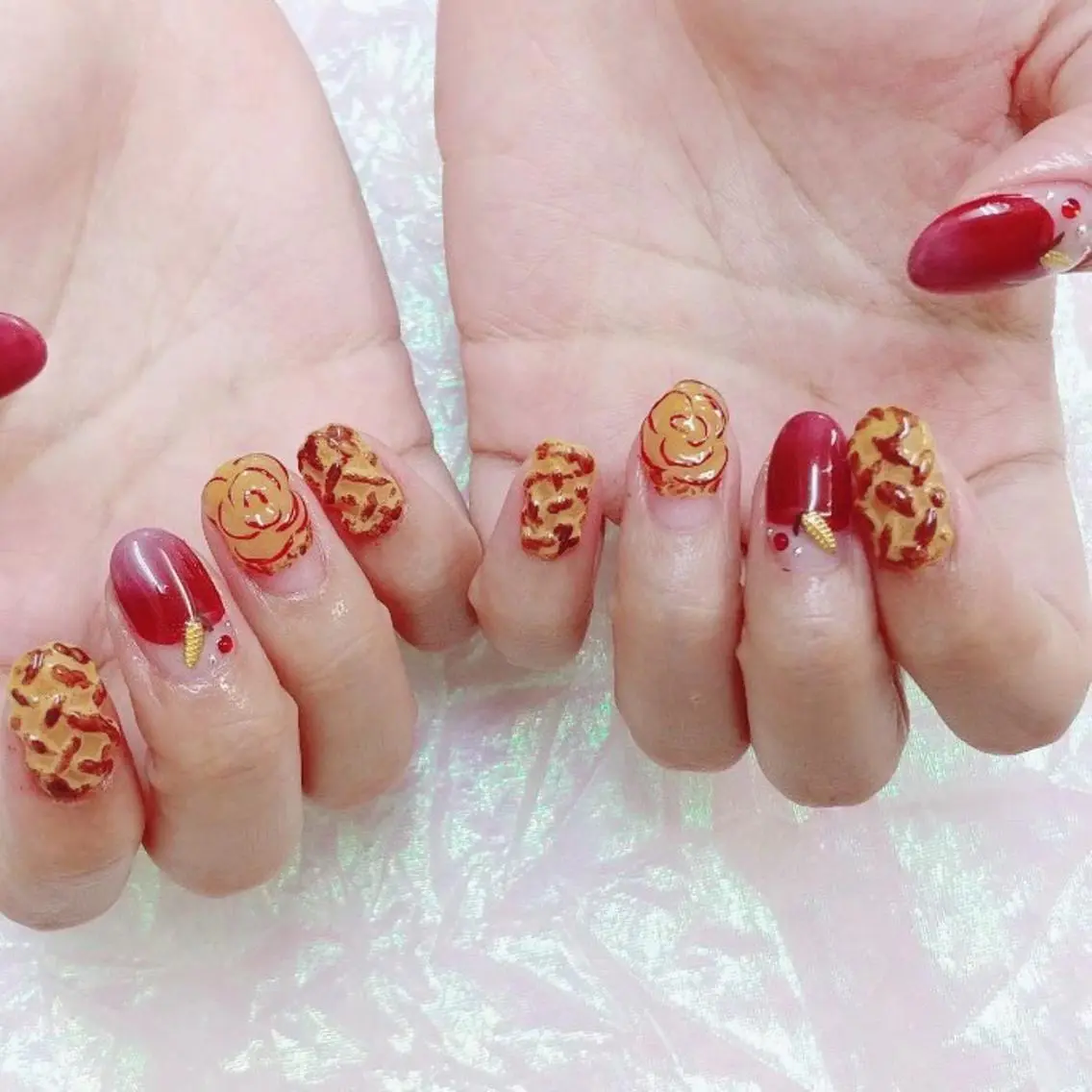 ネイル ジェルネイル 持ち込み ハンドネイル Nail lieNのネイルデザイン