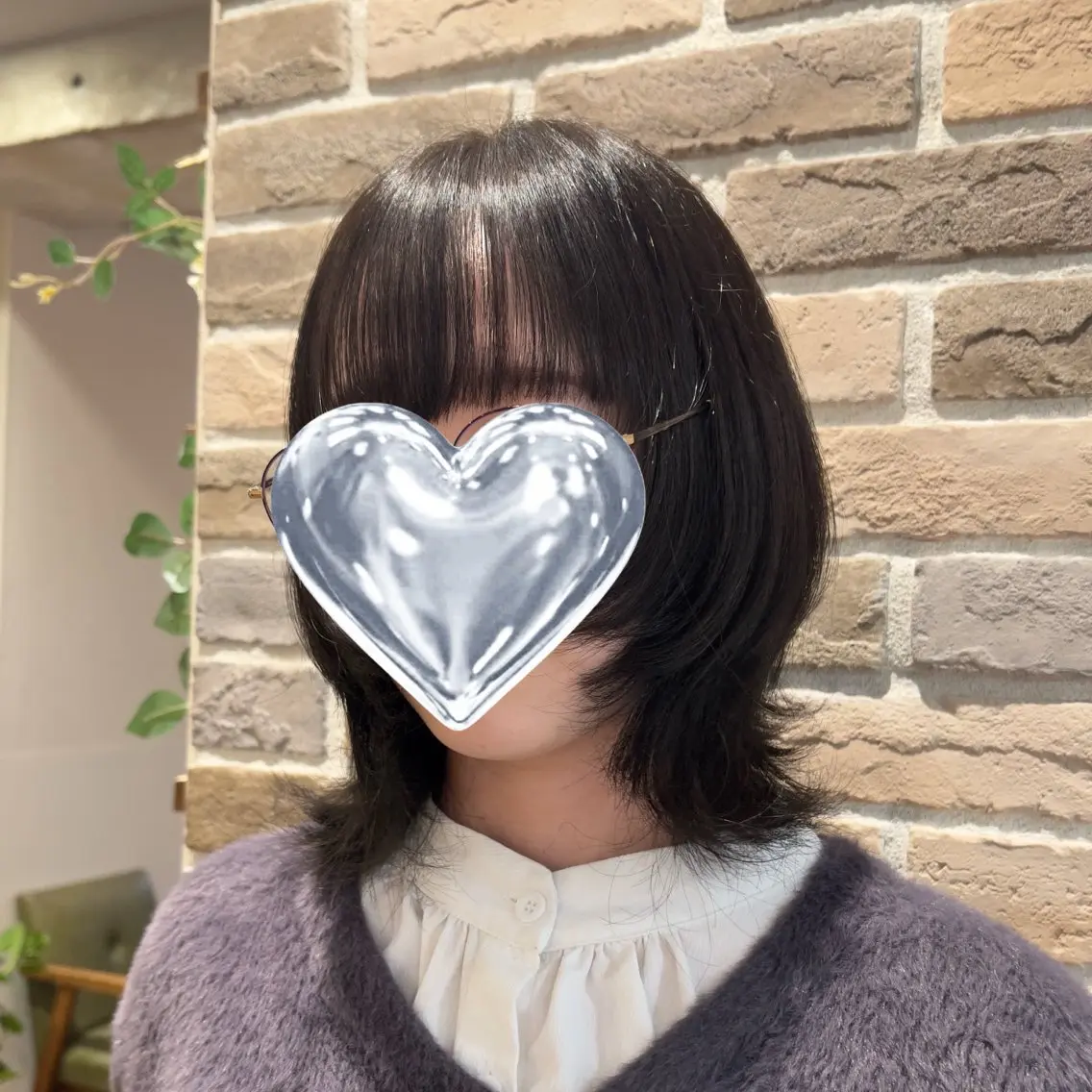 ミディアム カラー ヘアカラー トリートメント ヘッドスパ ブリーチなし艶カラー 🤍mikuのヘアスタイル