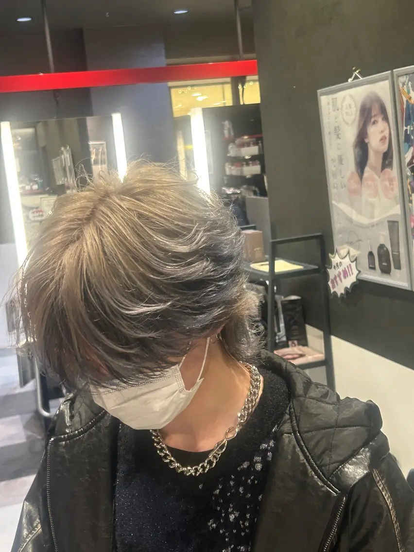 メンズ メンズブリーチ 永田 雄真のヘアスタイル