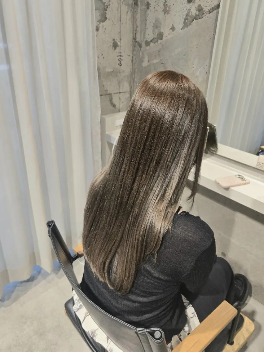 カラー ベージュカラー ブリーチ ヘアカラー SHOKO ／Belleのヘアスタイル