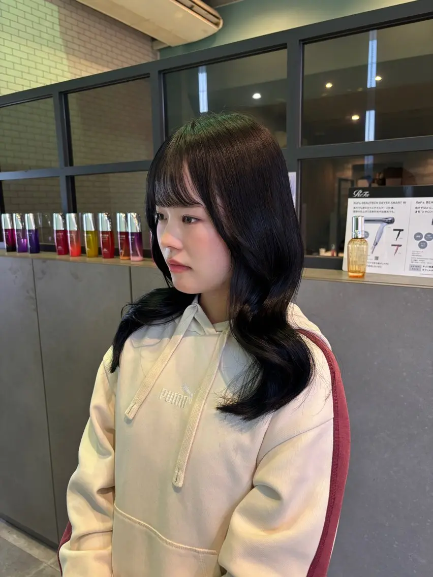 ロング ロング カット 古田 穂香/似合わせカラーのヘアスタイル