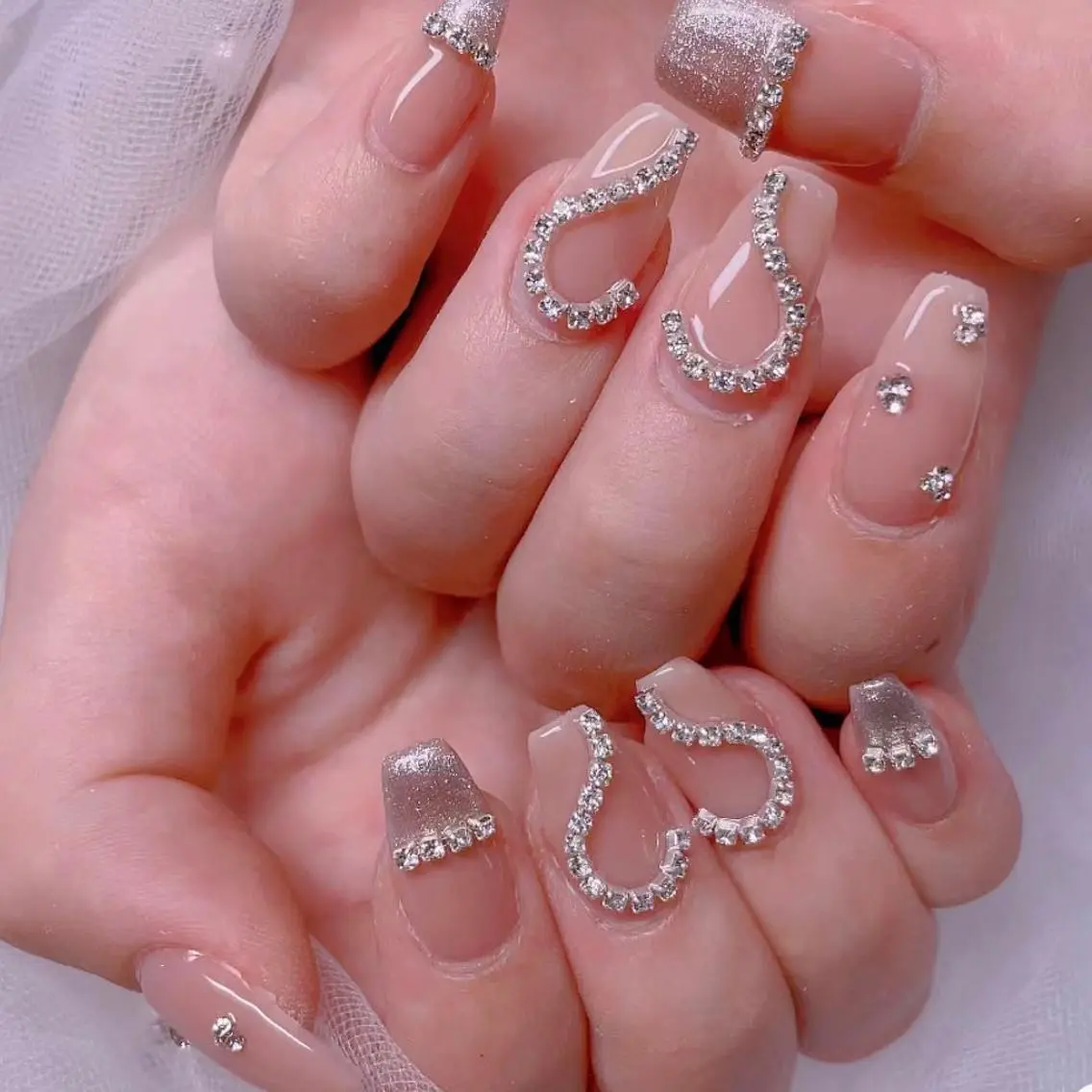 ネイル キラキラ🌸🌸🌸 nail ⭐️✨のネイルデザイン