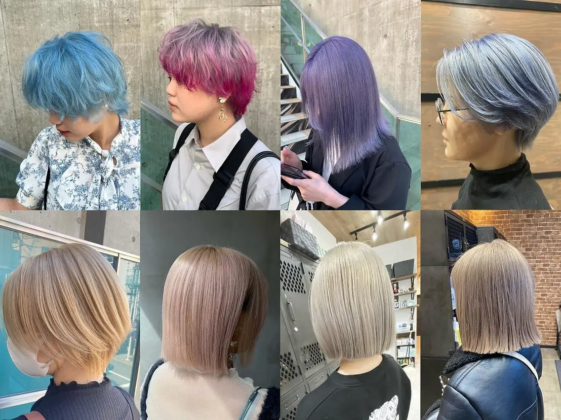 セミロング ヘアカラー トリートメント 初めでも安心🌟 newi町田✂のヘアスタイル