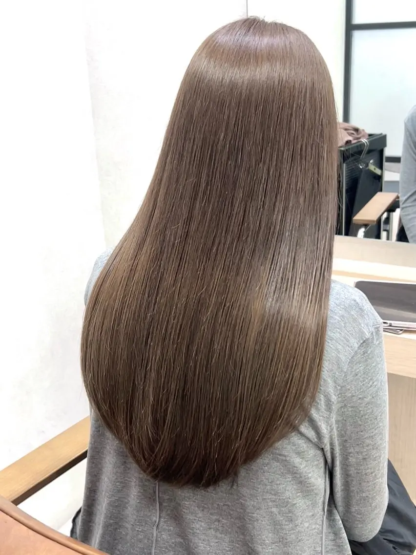 ロング カット ヘアカラー トリートメント 透明感カラー/ 関口柊/河原町のヘアスタイル