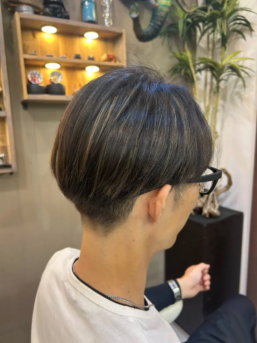 カラー メンズ メンズメッシュ メッシュ Kurumi☆彡 練馬バウハウスヘアのヘアスタイル
