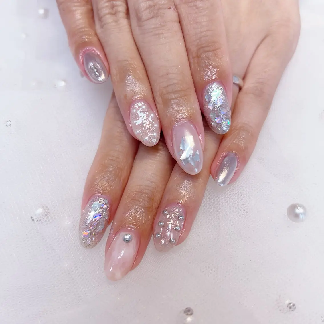 ネイル ハンドネイル nail salon pearのネイルデザイン