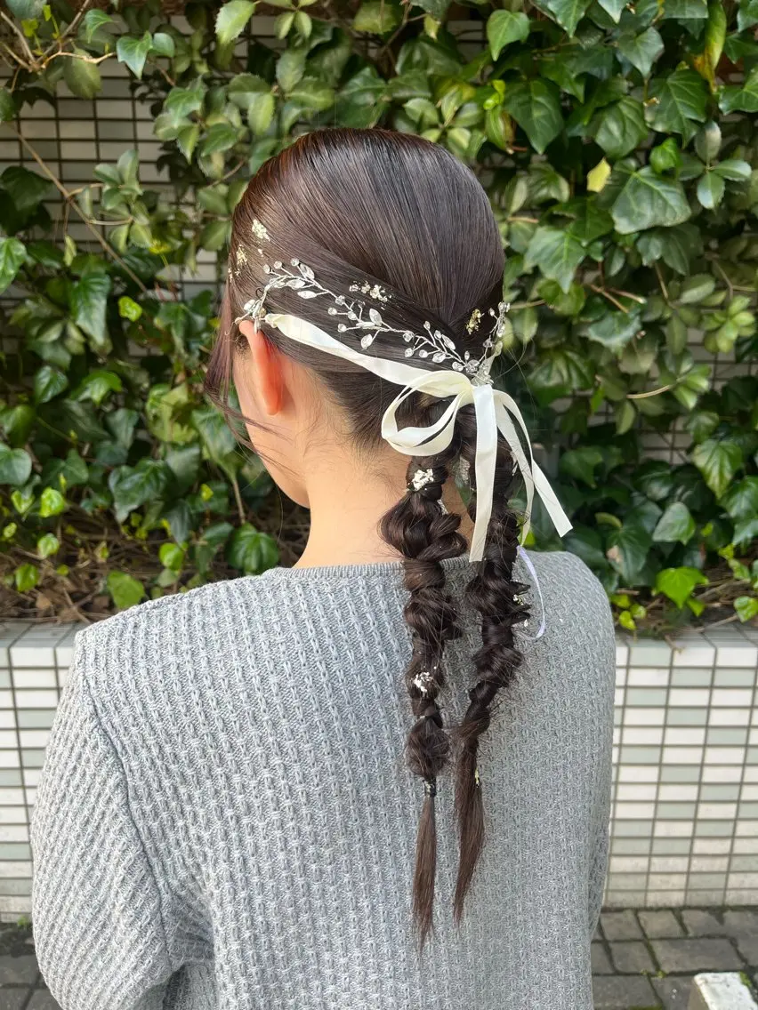 ロング ヘアアレンジ ヘアセット IMARI /のヘアスタイル