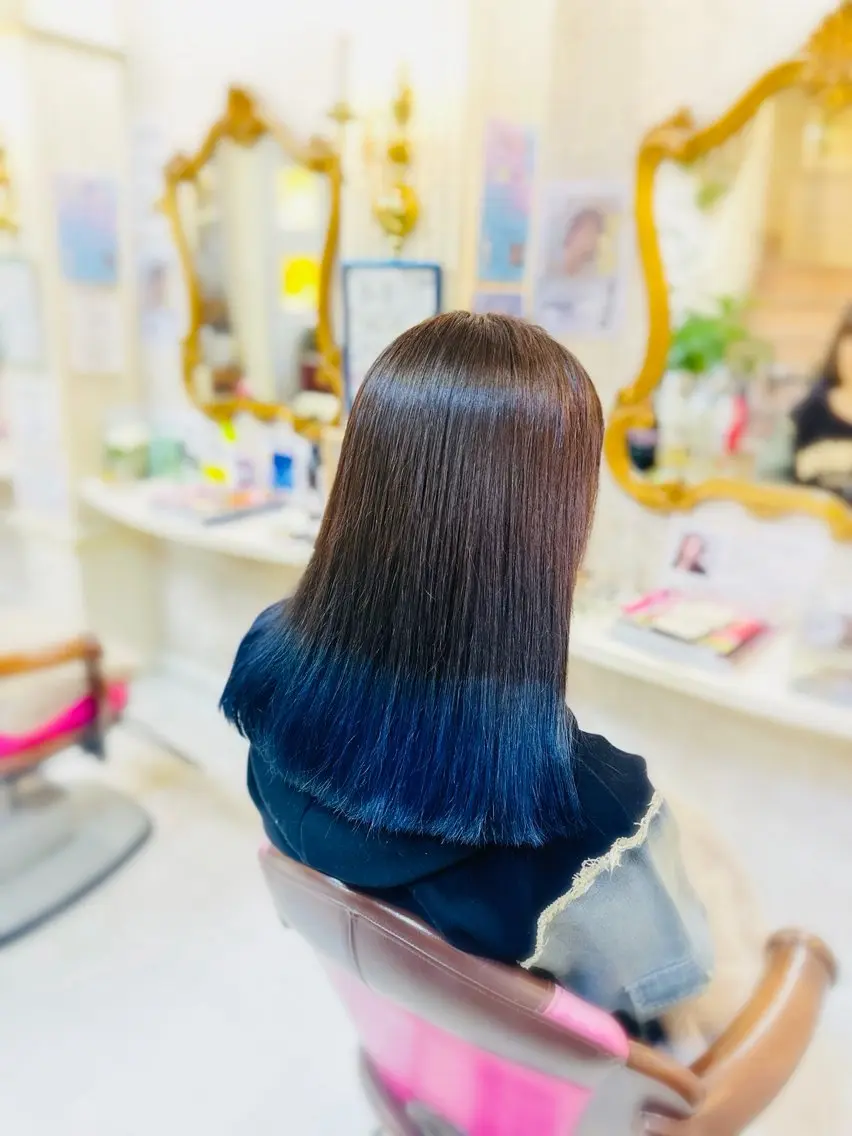セミロング カット 菅沼 美咲のヘアスタイル