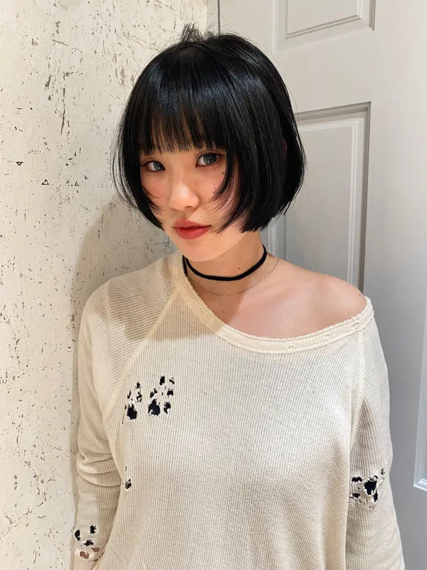 ショート カラー カット ヘアカラー トリートメント mai / linoah˚✧のヘアスタイル