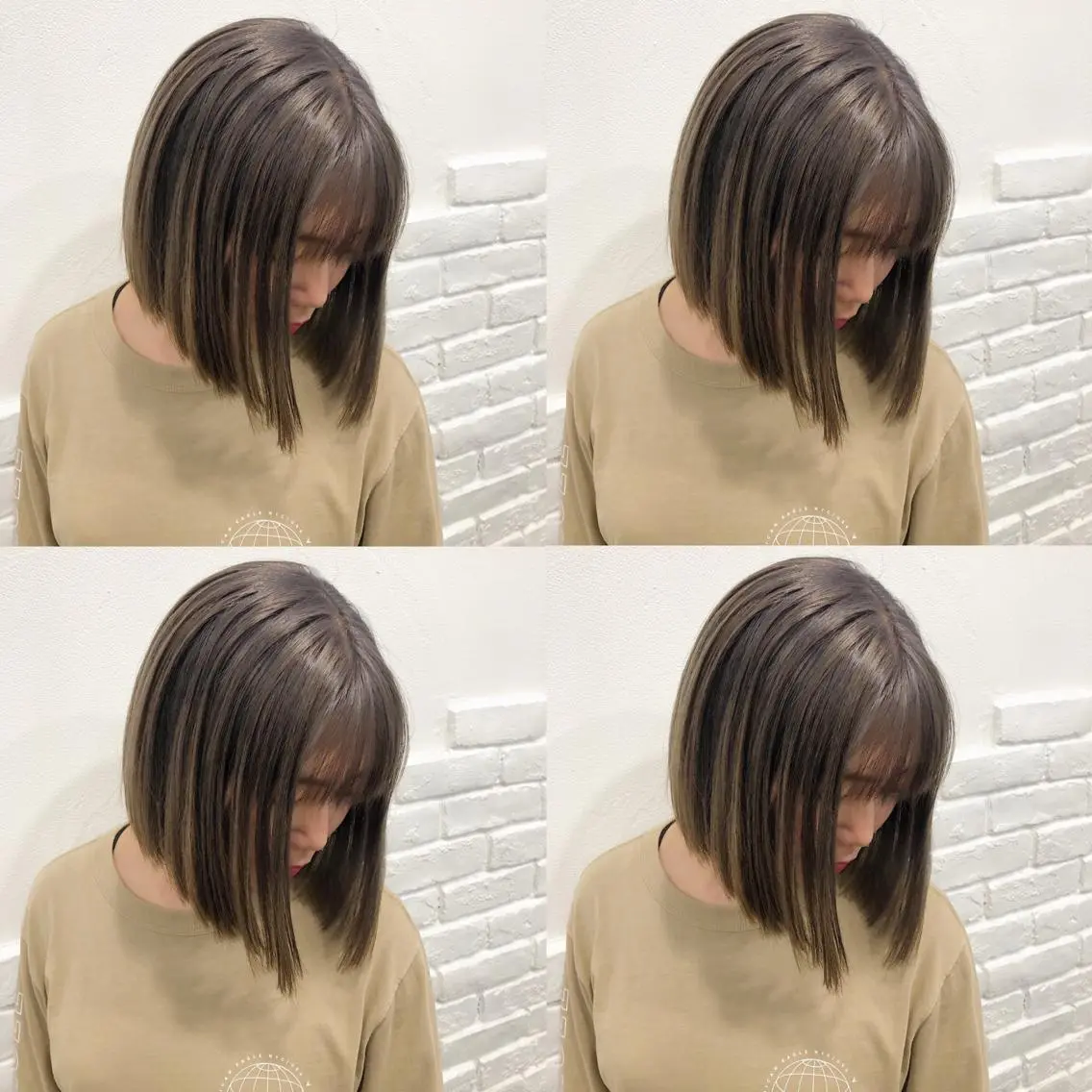 ショート カラー ヘアアレンジ メンズ キッズ 💟Chloe原宿店 🩶ハイトーンのヘアスタイル