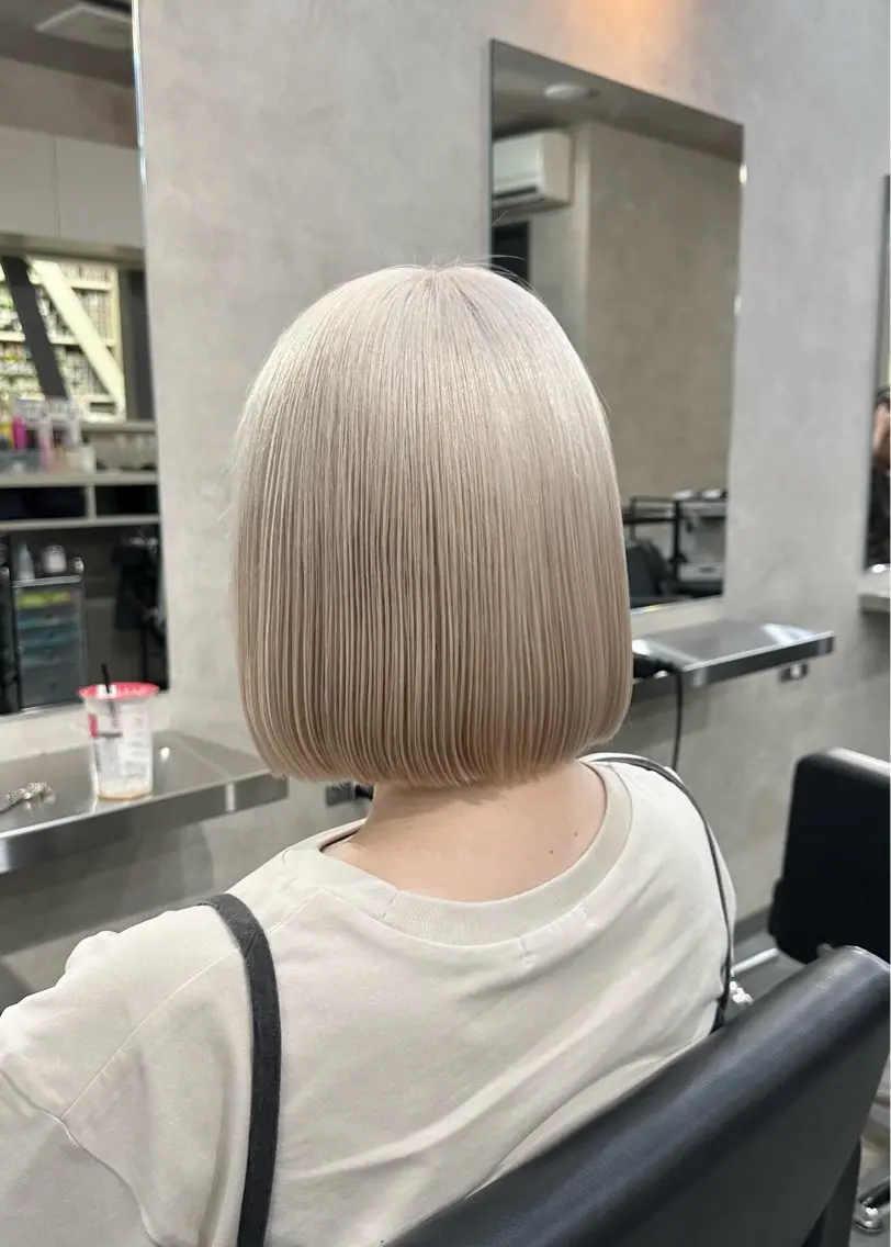 ミディアム カラー ヘアアレンジ カット ヘアカラー トリートメント 境町/透明感カラー/ レイヤー/中茎涼太のヘアスタイル