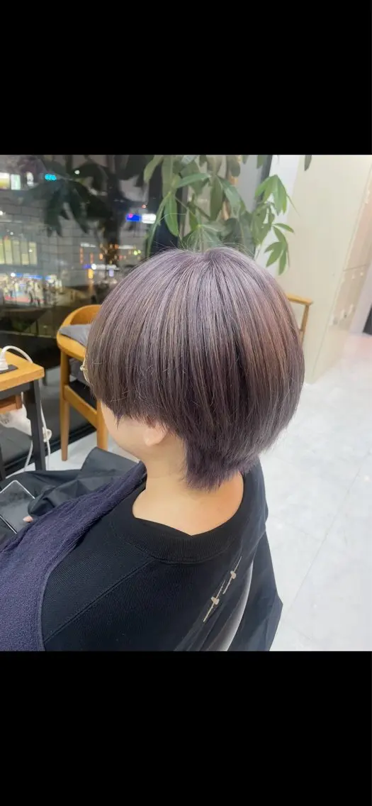 ショート カラー 赤み消しカラー /美 髪☘️Reika☘️のヘアスタイル