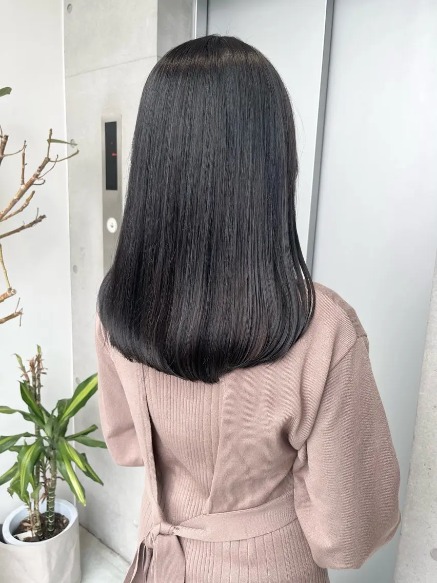 ロング カラー パーマ ヘアアレンジ 透明感カラー✂︎ /縮毛矯正/YUKAのヘアスタイル